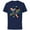 Navy, variant on Marvel Spider-Man: Across the Spider-Verse Spider-Punk Web - Short Sleeve Cotton T-Shirt for Adults - Customized-Black