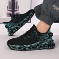 thumbnail image 5 of Men's Lace-Up Knit Breathable Blade Athletic Sneakers, 5 of 7