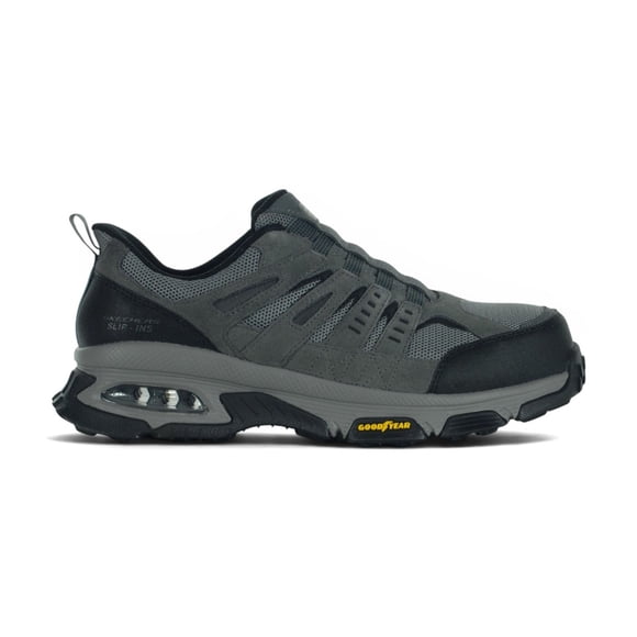Skechers Men's Skech-Air Envoy - Delegator Charcoal Composite Toe Slip-On Work Shoes 200240.CHAR - 10