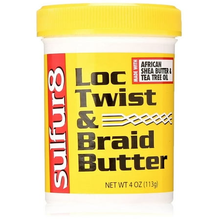 Sulfur8 Loc Twist and Braid Butter, 4 Oz, 2 Pack