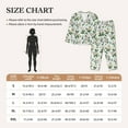 thumbnail image 5 of Uemuo Lilies Flowers Pattern Womens Pajama Sets,PJ Set for Women,Pajamas for Women Logo,Long Sleeve Pajama Set for Women,Soft Long Sleeve Top With Pants-X-Large, 5 of 9