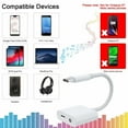 thumbnail image 6 of USB C to 3.5mm Headphone Adapter with USB C PD 3.0 Charging Port, Compatible for Samsung S21/S20+/S20 Ultra/S20/Note10+/Note10, Pixel 4 3 2 XL, iPad Pro 2020/2018, OnePlus and More, 6 of 8