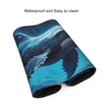 thumbnail image 4 of Hirioo Colorful Ocean Whale for Mouse Pad ,Anti-Slip Base, Durable Stitched Edges, Perfect for Gaming, Office, and Home Use,16x35.5in, 4 of 9