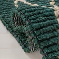 thumbnail image 5 of SAFAVIEH Natural Fiber Ingram Geometric Area Rug, Dark Green/Natural, 6' x 6' Square, 5 of 8