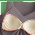 thumbnail image 6 of Brown Tank Tops for Women V Neck Bodysuit with In Bra Cups for Support, 6 of 6