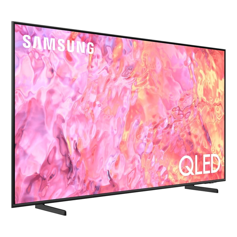 Samsung 55" QLED 4K Smart TV Q60C Series front and back view