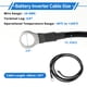 thumbnail image 3 of 1 Pc Cable Inversor de Batería 10 AWG Gauge 6FT 3/8" Lug Cable de Batería Universal para Automóvil Vehículo Barco RV Solar Cobre Estañado Negro, 3 of 7