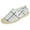 White, variant on Flat Women Shoes Canvas Slip-On Loafers Espadrilles Jute Style Breathable Knit Fabric Light Weight PLEDGE-35 White 6.5