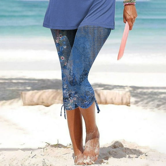 Utoimkio Wide Leg Pants for Women's Comfortable Cropped Leisure Time Pants Sweatpants Yoga Pants