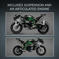 thumbnail image 5 of LEGO Technic Kawasaki Ninja H2R Motorcycle Toy for Build and Display, Kid's Room Décor, Collectible Building Set for Boys and Girls Ages 10 and Up, Scale Model Kit for Independent Play,42170, 5 of 8