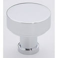 thumbnail image 2 of Alno A716-1-PC Moderne 1" Round Flat Disc Mushroom Solid Brass Cabinet Knob Drawer Knob -, 2 of 4