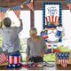 thumbnail image 4 of 4th of July Gnome Door Hanging Banners USA Independence Day Patriotic Wall Door Decor Red White Blue Star Stripe Non woven Fabric Hanging Decoration, 4 of 6