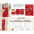 thumbnail image 7 of Avidlove 2 Pack Womens Pajama Sets Long Sleeve Tops with Long Pjs Bottom Sleepwear Soft Loungwear with Pockets S-XXL, 7 of 7