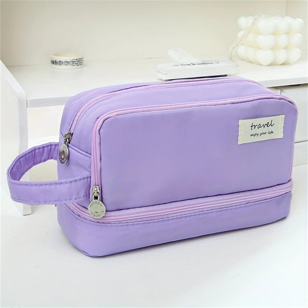 Large capacity pencil case double layer pencil case simple multifunctional pencil case stationery box