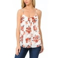 thumbnail image 2 of SSOULM INCH & FIT Women's Sleeveless Pleated Chiffon Layered Cami Tank Top Blouse with Plus Size Made in USA, 2 of 4