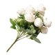 thumbnail image 4 of Ramo de flores falsas de la ceremonia de la boda de la decoración floral de la simulación de la flor de rosa artificial de 9 cabezas, blanco Methold HA8171-04B, 4 of 6