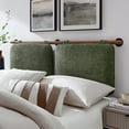 thumbnail image 5 of Anela King Size Headboard in Sage Walnut, 5 of 8