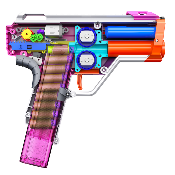 Dart Zone Max Venom Pro UV Half-Length Full-Auto Pro Motorized