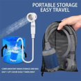 thumbnail image 2 of Rechargeable Camping Shower Pump, Portable Outdoor Shower Head with Hose, Digital Display Sprayer, 2 of 7