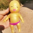 thumbnail image 1 of Muñeca de palma de descompresión, muñeca de rebote lento con música, juguete de descompresión de muñeca negra, 1 of 2
