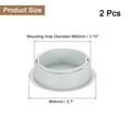 thumbnail image 2 of 2 Pack Desk Grommet, 3.15 Inch 80mm Desk Cable Hole Cover, Gray, 2 of 6