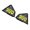 Yellow, variant on Protective Fuels Tanks Cover Cap Insert Decoration For 900 Motorcycle Blocks Dust And Offer Stylish Look 1 Pair