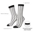 thumbnail image 2 of Yiaed Airplane Print Great elasticity Crew Socks Sports socks for Men and Women, 2 of 5