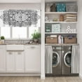 thumbnail image 5 of LALILO Kitchen Curtain Valance Figure Mandala Coloring Good Rod Pocket Window Curtain 52"x 18" Set of 2, 5 of 5