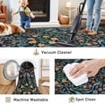 thumbnail image 6 of BERTHMEER 2'x8' Runner Rugs for Hallway Bathroom Bedroom Entryway Kitchen Non Slip Washable Blue Floral Vintage Oriental Traditional Flower Runner Rugs, Multicolor, 6 of 8