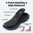 thumbnail image 5 of FitVille Wide Mens Sneakers Slip-on Shoes, Slip Resistant Hiking Walking Shoes with Arch Support & Wide Toe Box, 5 of 8