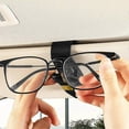 thumbnail image 5 of Car Sun Visor Glasses Clip Carbon Fiber 180 Rotatable Universal Sunglasses Cards HolderGold, 5 of 5
