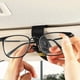 thumbnail image 5 of Car Sun Visor Glasses Clip Carbon Fiber 180 Rotatable Universal Sunglasses Cards HolderGold, 5 of 5