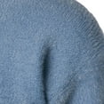 thumbnail image 5 of Vedolay Sweaters for Young Men Solid Color Knitted Sweaters Pullovers Tops for Women Blue,2XL, 5 of 5