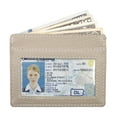 thumbnail image 6 of RFID Blocking Genuine Leather Slim Wallet 2 Credit Card Case Minimalist Front Pocket ID Holder, 6 of 11