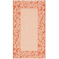 thumbnail image 3 of Safavieh Courtyard Regent Oriental Indoor/Outdoor Area Rug, Natural/Terracotta, 2' x 3'7", 3 of 14