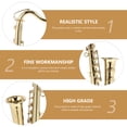 thumbnail image 3 of Shisuyan 1 Ensemble Pratique de Mini Saxophone avec Support et Étui (Doré), 3 of 8