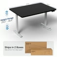 thumbnail image 6 of VIVO Electric 48" x 30" Stand Up Desk, Black Table Top, Gray Frame, 6 of 8