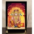 thumbnail image 6 of IBA Indianbeautifulart Panch Mukhi Hanuman Picture Frame Religious Poster Black Wall Frame Deity Photo Frame Wall Decor&nbsp;For Home/ Office/ Temple-6 x 8 Inches, 6 of 7