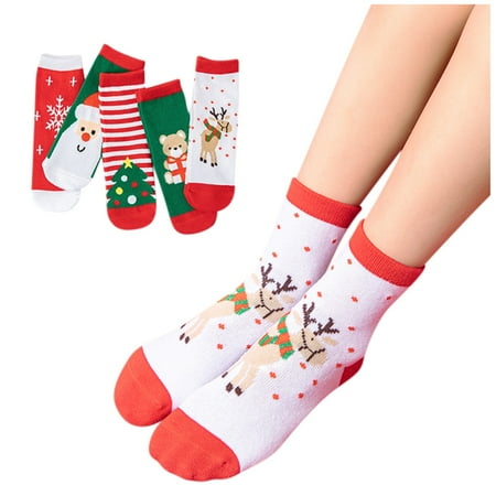 

Follure Womens and Mens Socks 5 Pairs Of Children s Sock In Tube Sock Cartoon Boys Girls Sock Cotton Sock