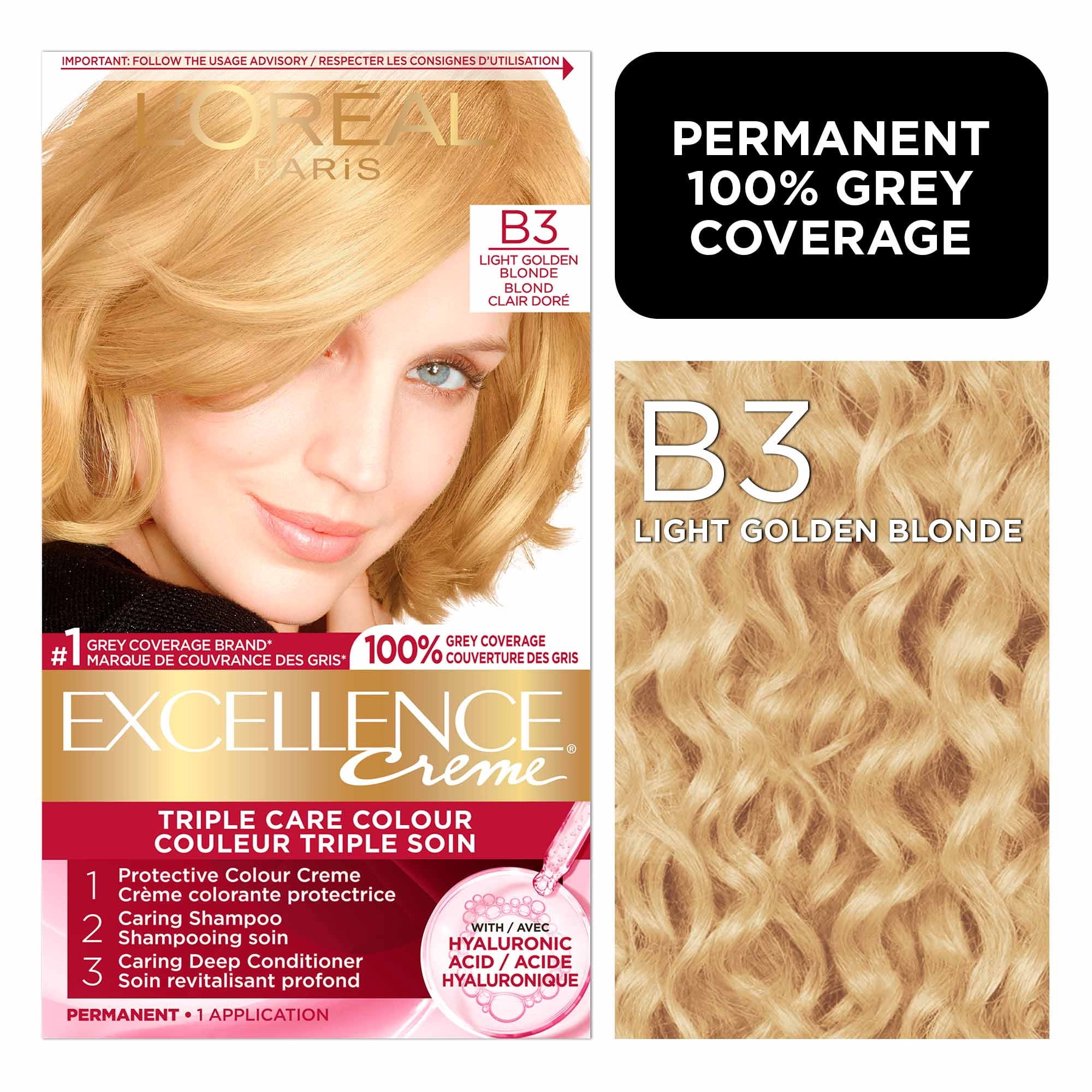 L'Oréal Paris Excellence Crème Triple Care Hair Dye, Permanent