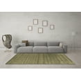 thumbnail image 3 of Ahgly Company Indoor Square Abstract Brown Contemporary Area Rugs, 6' Square, 3 of 4