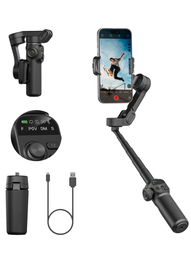 AOCHUAN Smart X2 Smartphone Gimbal Stabilizer with 360° Rotation