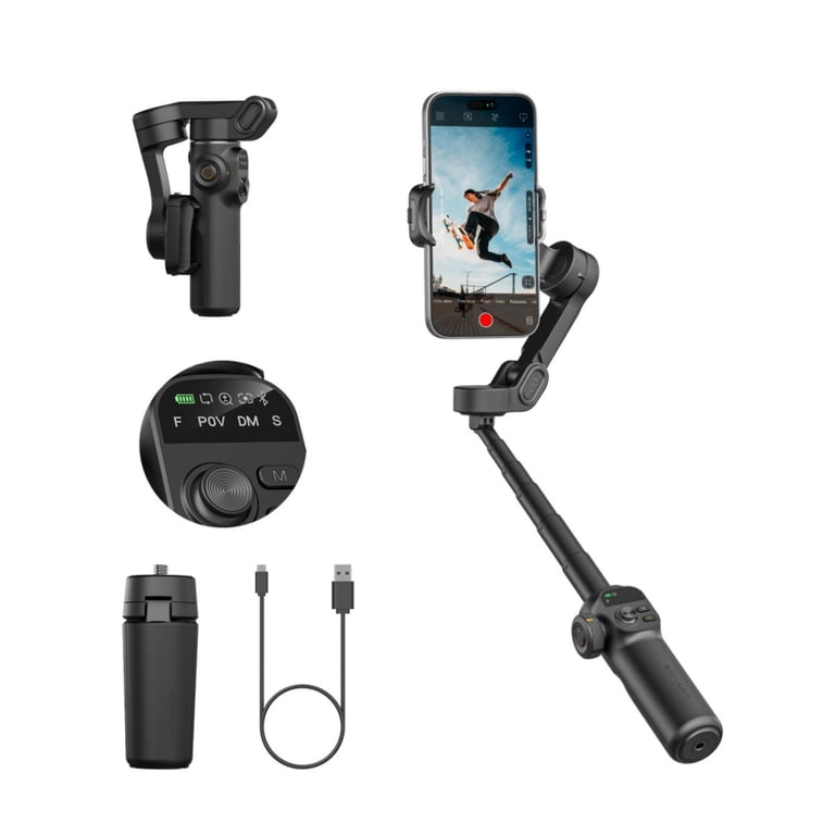AOCHUAN Smart X2 Smartphone Gimbal Stabilizer with 360° Rotation