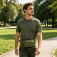 thumbnail image 6 of Deeceymbur Chest Bag Shoulder Body Pack Unisex Casual Waist Pouch for Outdoor Sports Phone Holder, 6 of 7