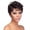 Black, variant on kayannuo Fashion Synthetic Cool Short Curly Women's Wigs Black Natural Hair Wigs Female