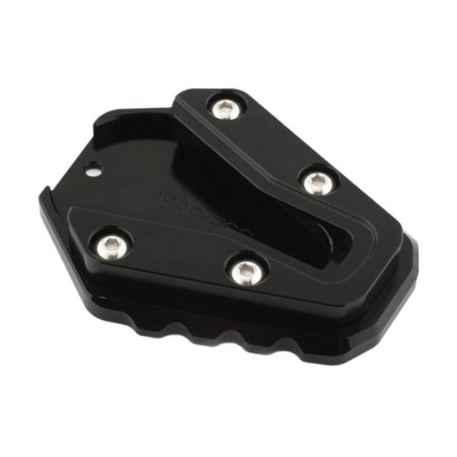 Colaxi Motorcycle Kickstand Pad, Side Parking Stand Extension Plate, Study Enlarged Foot Base Extend Plate for 368G Accs Black