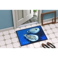 thumbnail image 2 of Carolines Treasures MW1095JMAT Oysters Seafood Four Door Mat Indoor Rug or Outdoor Welcome Mat 24x36 Doormat 24H X 36W, 2 of 4