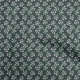 thumbnail image 1 of oneOone Tissu Georgette Viscose Vert Foncé Floral Matériel de Robe Tissu Imprimé Tissu au Mètre 42 Pouces de Large, 1 of 4