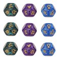 thumbnail image 1 of Board Games , Oxidant  Safe Waterproof Durable Lightweight Plastic 12 Sided   for Entertainment, 1 of 8