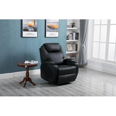 Mage Recliner Chair Heated And 360 Degree Swivel Mage Recliner Chair Heated And 360 Degree Swivel Leather Sofa With 8 Vibration